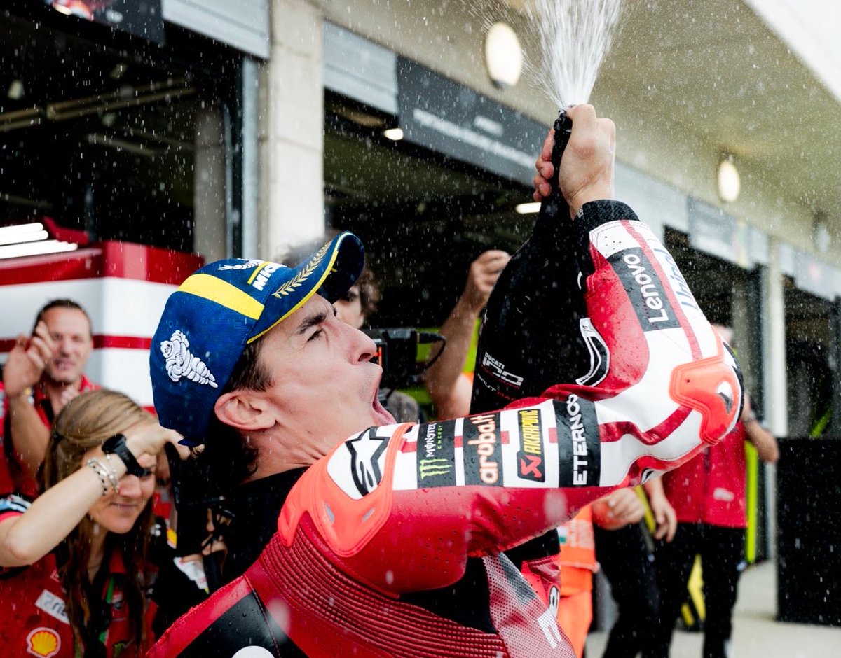 motsdangereux's tweet photo. being alive and getting to witness the greatest motorcycle rider of all time and the greatest racing driver of all time compete at the same time in red and keep proving all their haters and doubters wrong… blessed and grateful… truly MY goats but also THE GOATS https://t.co/q8ZAgQB4hN