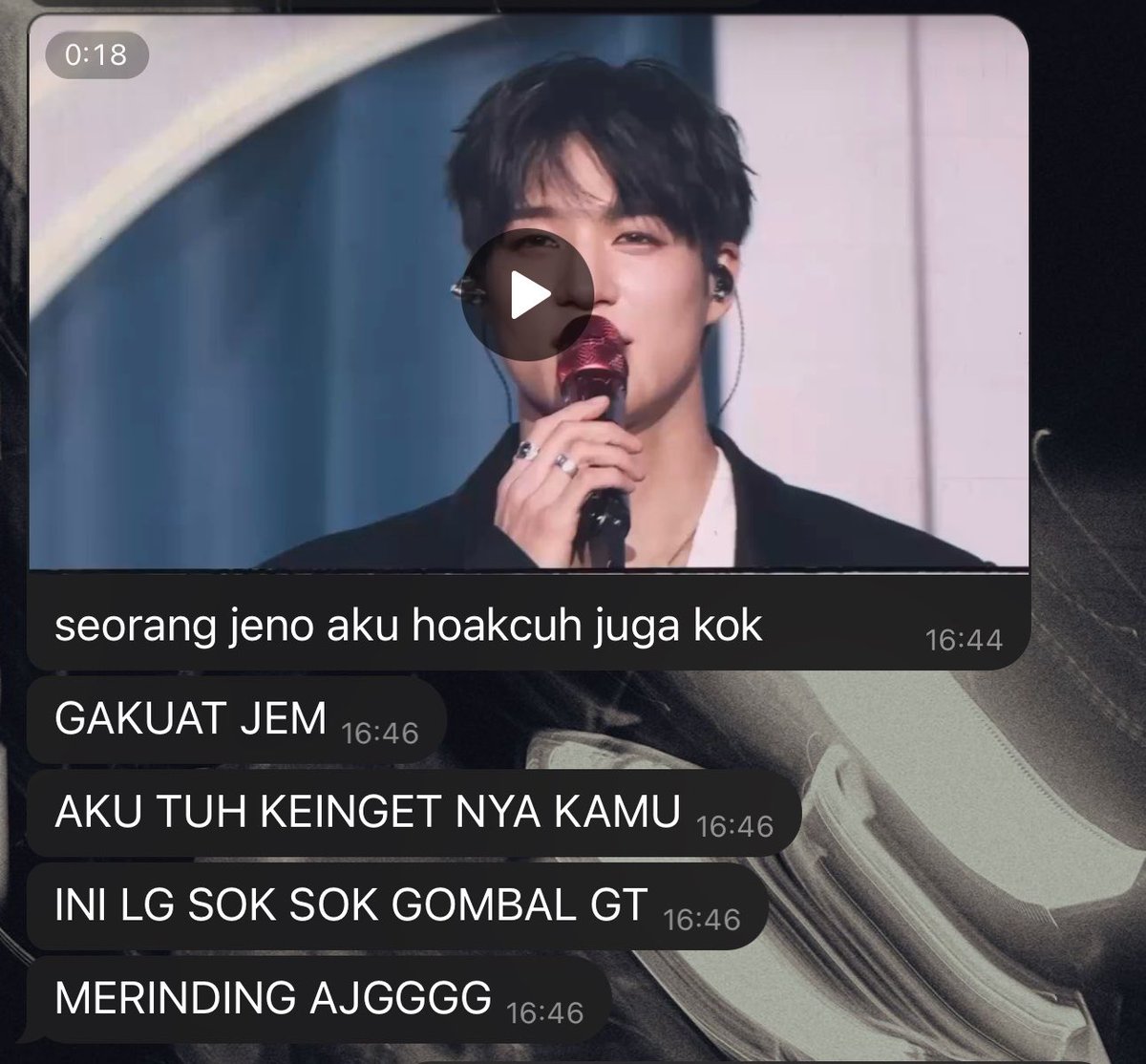Udoond's tweet photo. Not only is my girlfriend adorable, she genuinely compared me to Jeno. She's actually so cute I can’t deal with this anymore. (No, she’s not hating. That's just her way of expressing she’s flustered. If you interpret it wrong, square up) https://t.co/JU85xxLGPB