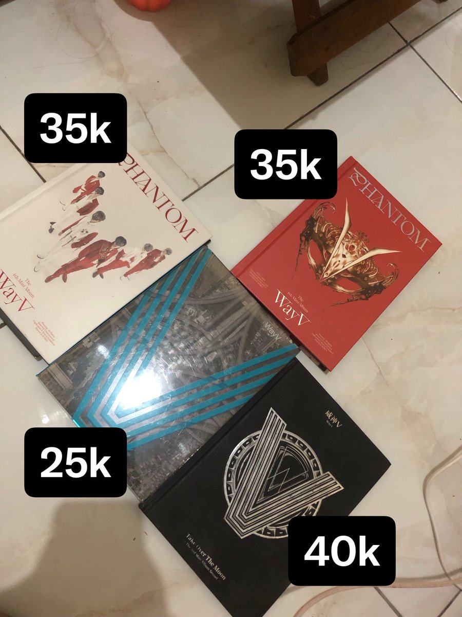 rianidery's tweet photo. yukk di take 

wts album only wayv 
dom surabaya bisa cod surabaya 
bisa orenn 
exc adm 5k 
phantom,totm, kickback https://t.co/YyfWfeJUUS
