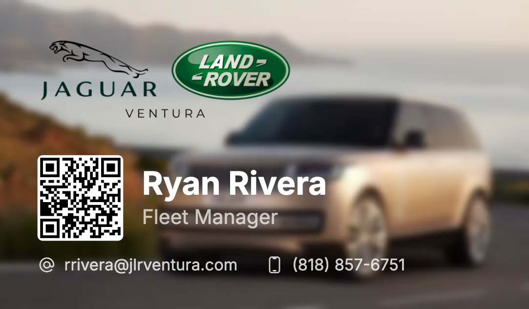 nodcards's tweet photo. 🚨 Your business is missing out on easy growth opportunities. 

Every new hire is a signal to your customers that you're a trustworthy and growing business – everyone wants this.

NodCards gives you instant credibility with real visibility into where and how your team is working. Just scan, click, connect – for everyone.

@Land Rover Jaguar Ventura gets it. 

Your first digital business card is free: https://t.co/EpPbJISMj4

#jlr #ventura #dealershiplife #digitalmarketing