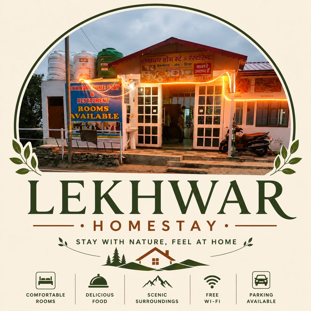 LekhwarH's tweet photo. 🏔️ Escape to the Hills at Lekhwar Homestay 
Why Choose Us? ✅ Clean &amp; Comfortable Rooms
✅ Scenic Mountain Views
✅ Delicious Home-Style Food
✅ Family-Friendly Environment
✅ Free Parking
✅ Easy Road Access

Near Surkanda Devi Temple Close to Dhanaulti, Mussoorie, Tehri Lake https://t.co/ew6SBEYqIi