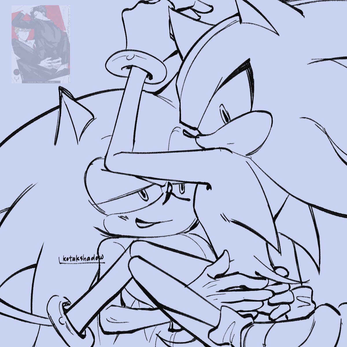 kotakshadow's tweet photo. #sonadow warming up doodle https://t.co/y7y2U5Iiem