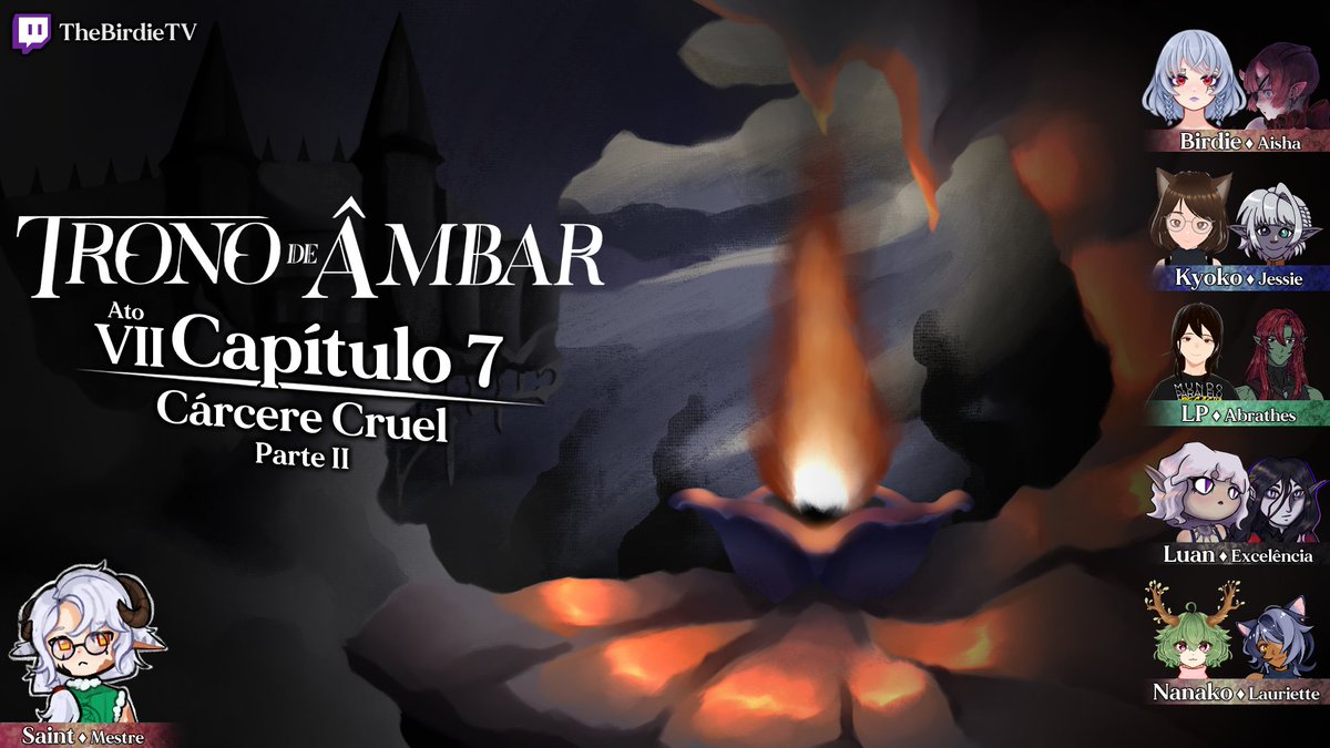 E. S. Saint ♈ VTuber 🇧🇷 | #TronoDeAmbar tweet media