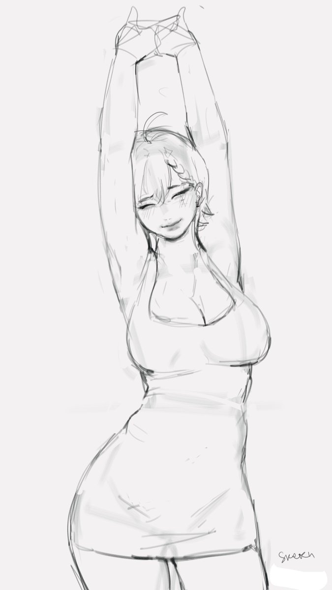 SemaSemaphor's tweet photo. saruei sketch https://t.co/Xre796oYLQ