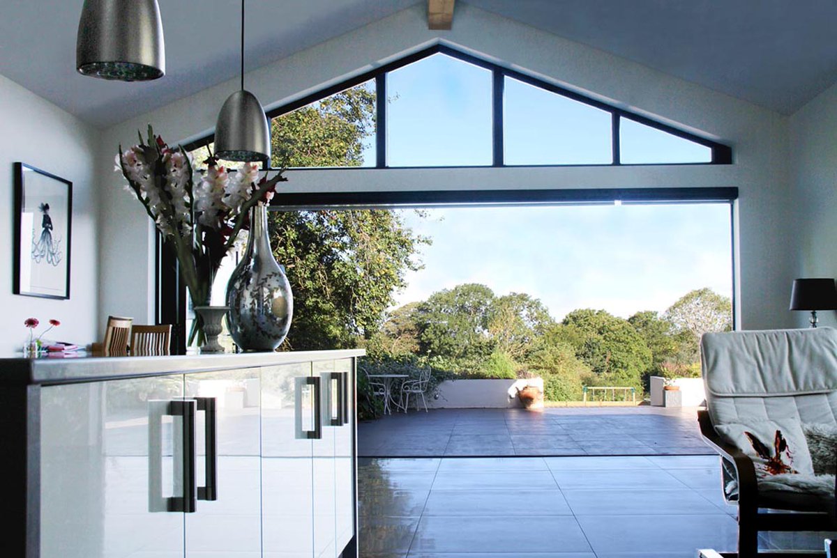 ascentarch's tweet photo. From our portfolio: Single storey rear addition to a 1960s house in Somerset. Full width bi-fold doors open onto fabulous rear terrace. https://t.co/hpWCACFWfs https://t.co/Ht7WLd7WAJ