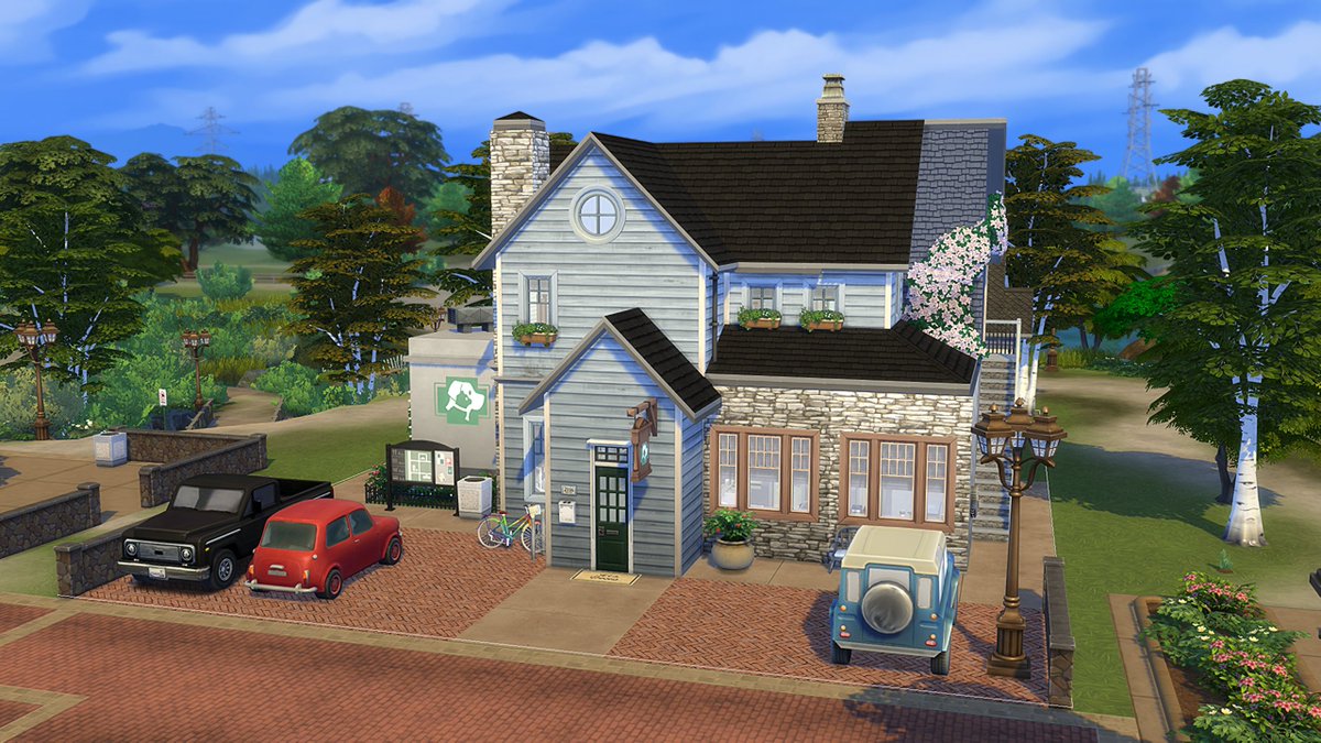 assassin_ice00's tweet photo. I tried the #VelPaperShell challenge by @VelvettBYT
Lot type: Vet Clinic
#sims4 #thesims4 #ShowUsYourBuilds https://t.co/kFsUDDdwiU