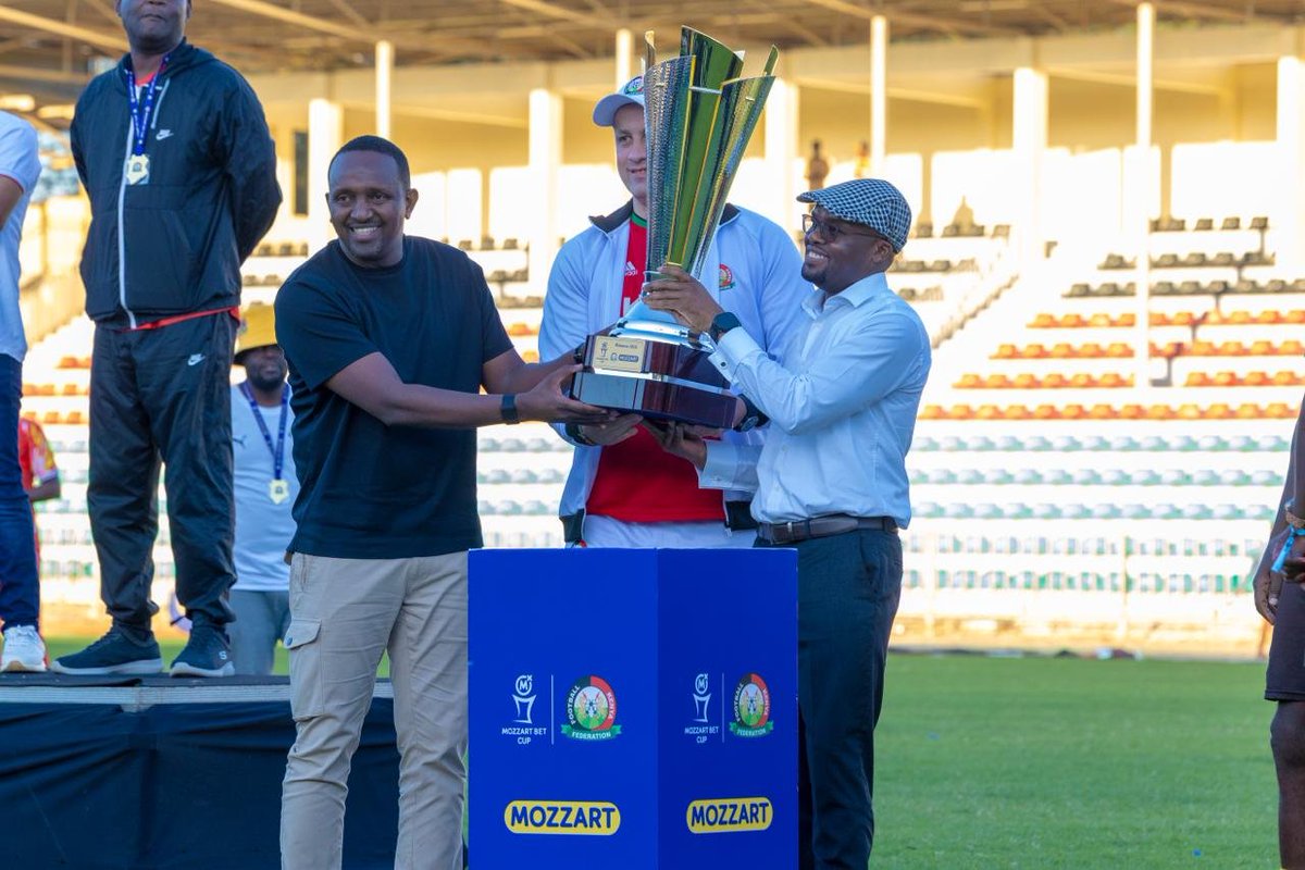 ray_omollo's tweet photo. Joined football fans and enthusiasts at Kwale Stadium for the 2026 Mozzart Bet Cup Final, where Kenya Police FC put up a spirited fight but narrowly fell 2-1 to Tusker FC.

As Patron of Kenya Police FC, I am immensely proud of the team's remarkable journey to the final and the discipline and determination displayed throughout the tournament. 

Though the result did not go our way, the team represented the National Police Service with distinction and gave supporters every reason to hold their heads high.

I congratulate Tusker FC on their well-deserved victory and for clinching the 2026 Mozzart Bet Cup title.