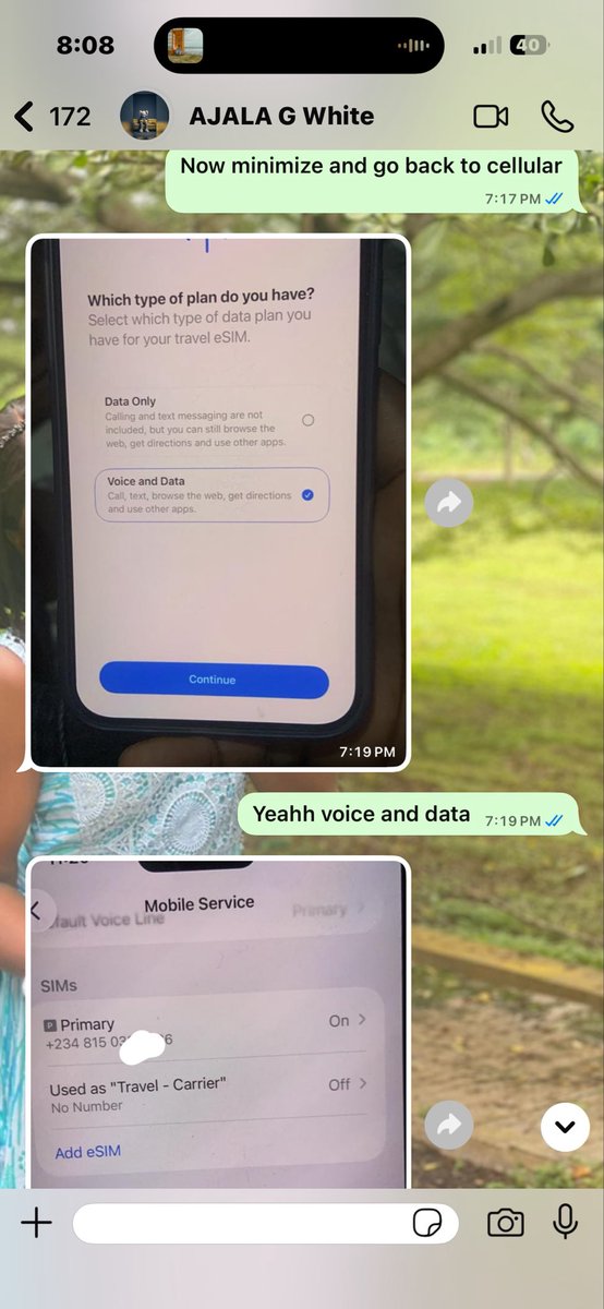 Aribikevic's tweet photo. If you never ask me about eSIM plans and price it’s on you!!!!
eSIM process in 4 slides
Check yourself and see🤭❤️ https://t.co/y9hlk2y2eI