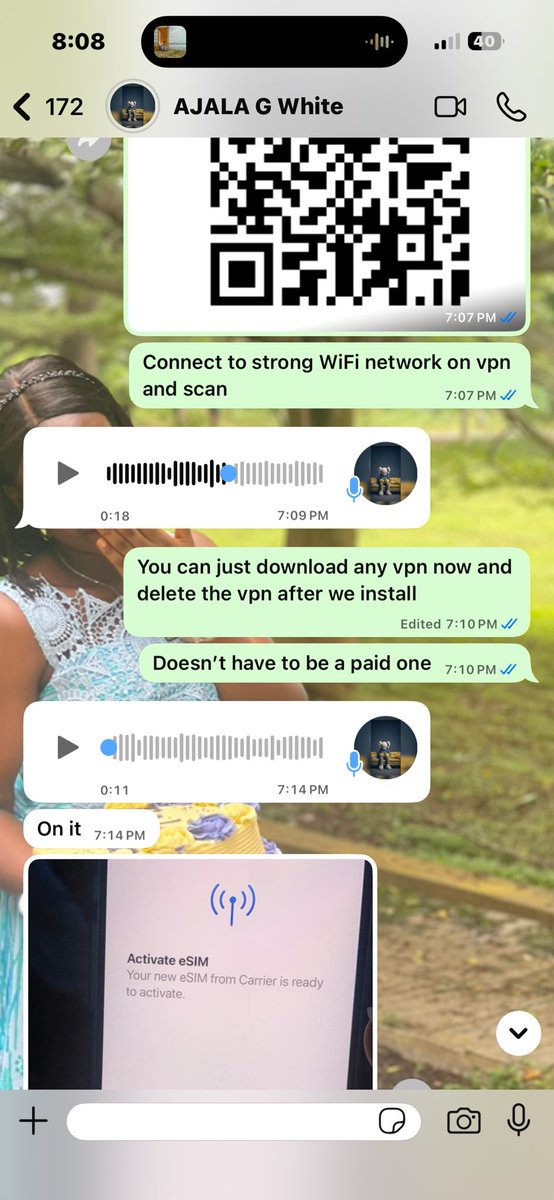 Aribikevic's tweet photo. If you never ask me about eSIM plans and price it’s on you!!!!
eSIM process in 4 slides
Check yourself and see🤭❤️ https://t.co/y9hlk2y2eI