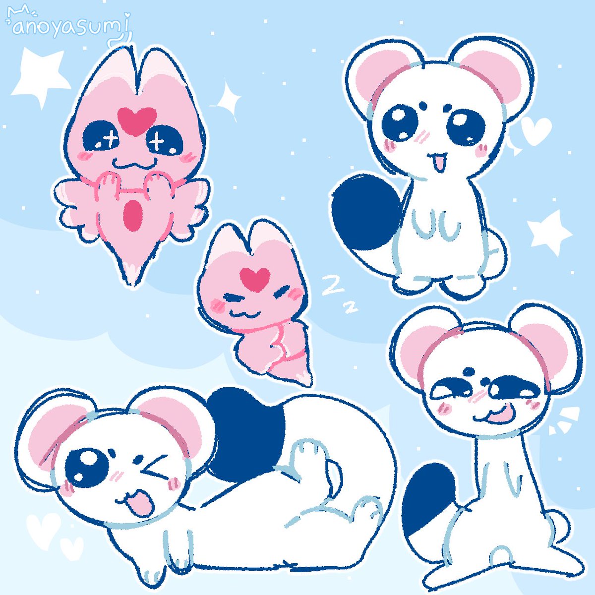 uramewtchi's tweet photo. okojotchi and nerinetchi #tamagotchiparadise https://t.co/FJLkj2iWzI