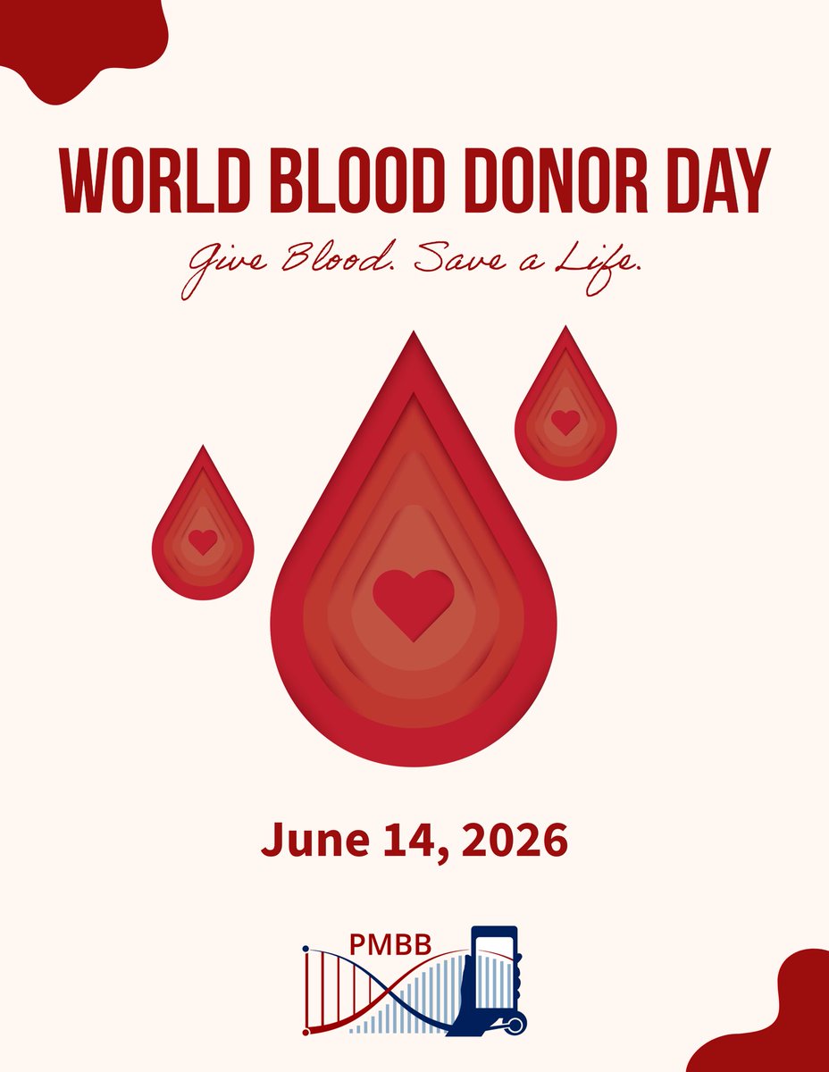 ThePMBioBank's tweet photo. Today is World Blood Donor Day! Use the link below to find a local blood drive! 

Link: https://t.co/FflDXOFJn3 https://t.co/j9ou5Tqt3k