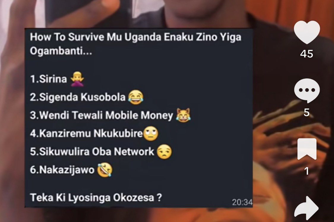 Chiomabtq's tweet photo. Survival in Kampala 😁😅 https://t.co/Vy3YG1AbOB