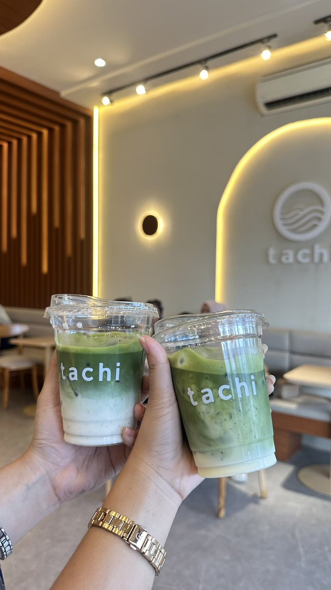 lavacke's tweet photo. nyobain tachi matcha yg ada di kota wisata🫰🏻 https://t.co/zdOM1WKf26