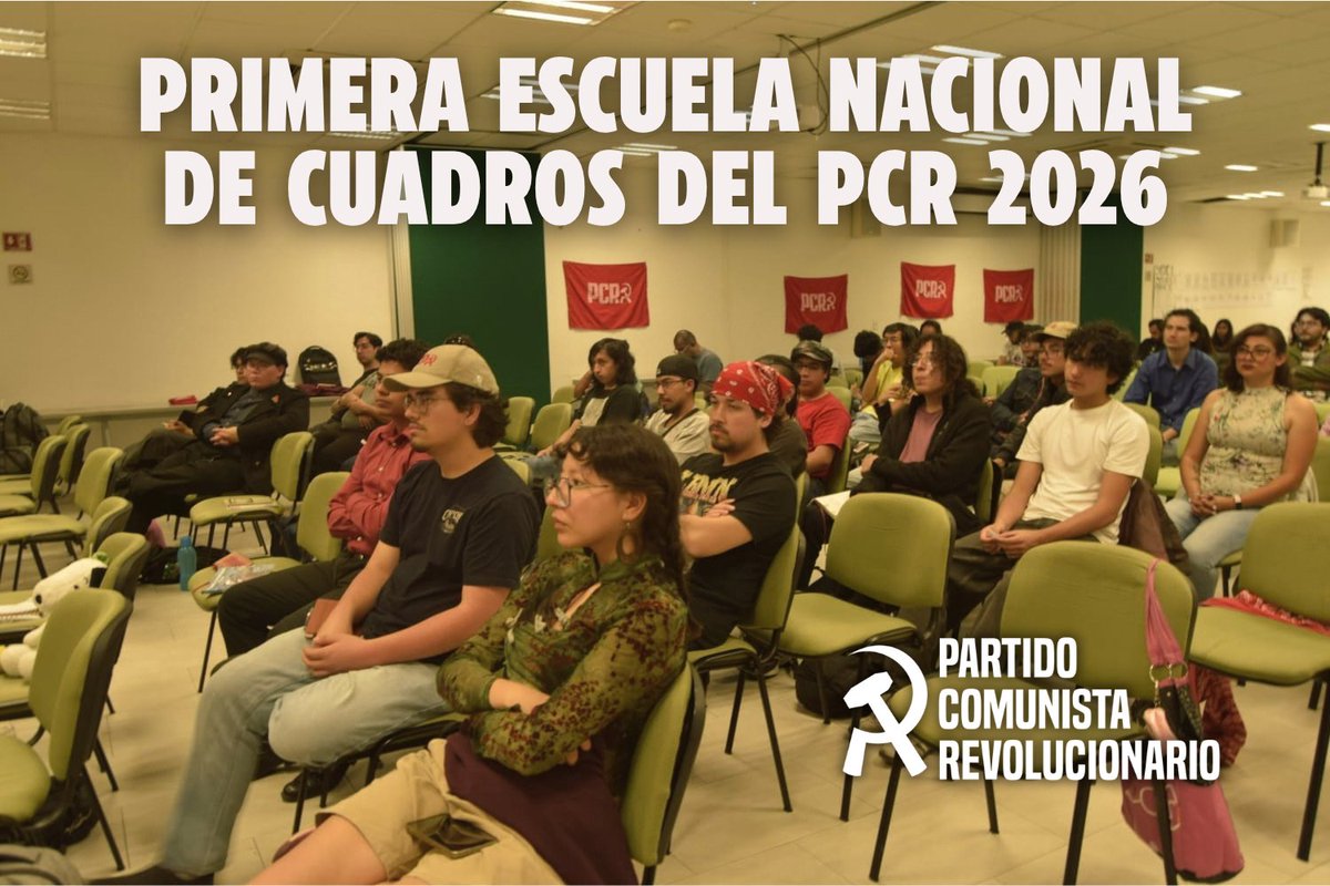 marxismomx's tweet photo. El día de ayer, Camaradas del PCR tuvimos nuestra 1° Escuela Nacional de Formación Política de Cuadros, debatiendo temas como la teoría del Marxismo y el Estado, y La Historia del colonialismo en América Latina. Temas acompañados por el Dirigente de la ICR/RCI Jorge Martín... https://t.co/AnyUwVFXDV