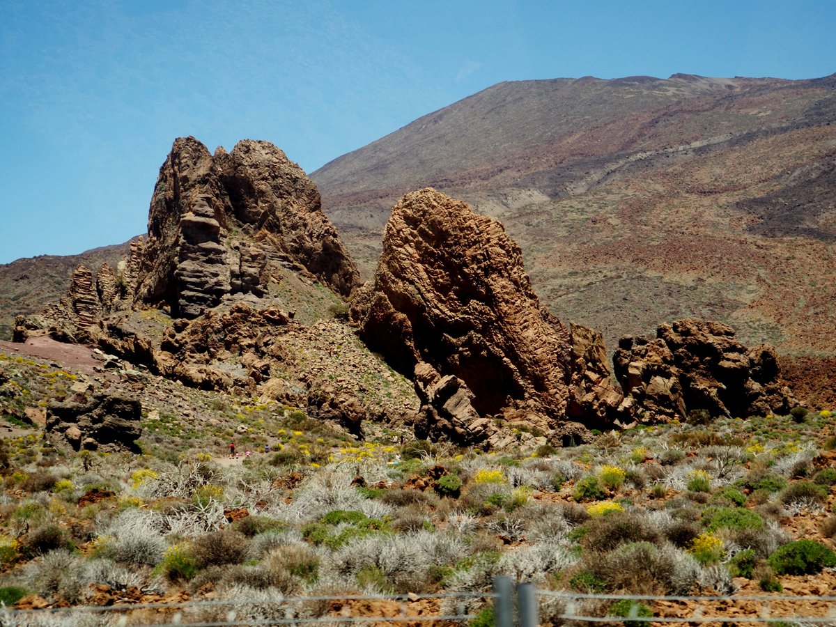Prosser65's tweet photo. Volcanic rock at the sleeping volcano Mt Teidi, Tenerife. https://t.co/91UUNfJKsf