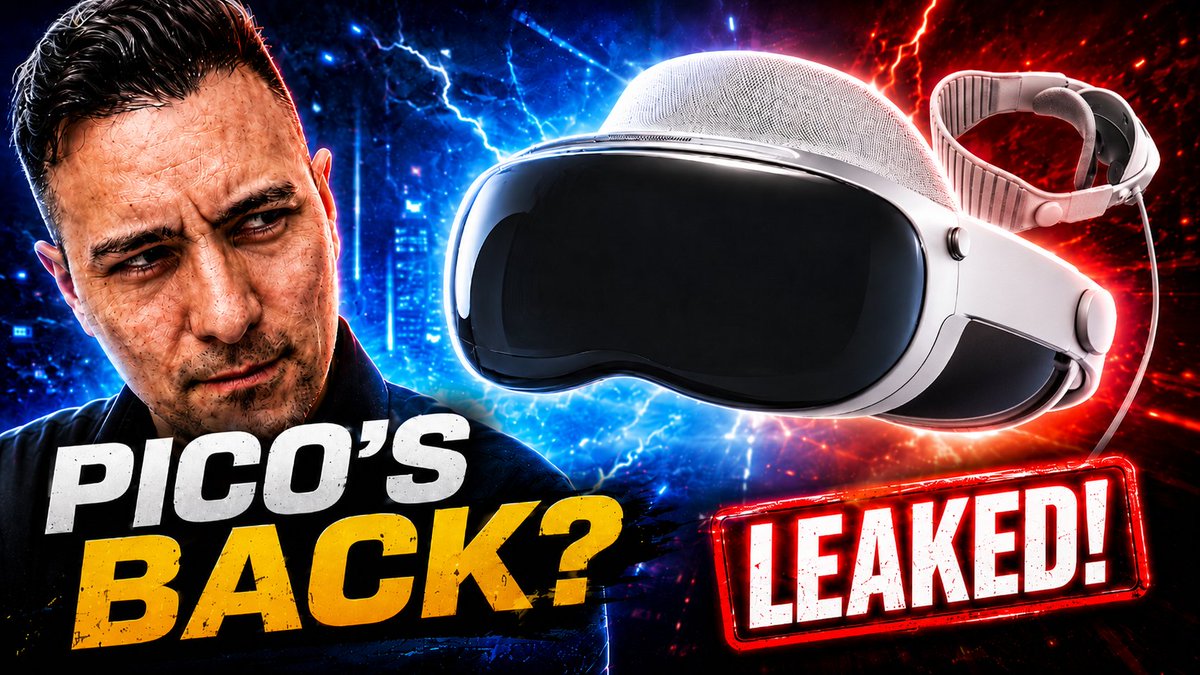 mixedrealityTV's tweet photo. Pico's New Headset LEAKED - Is THIS Pico's Comeback? https://t.co/H01MSV8tSb @PICOXR #projectswan #leak https://t.co/sr9D1cJQBN