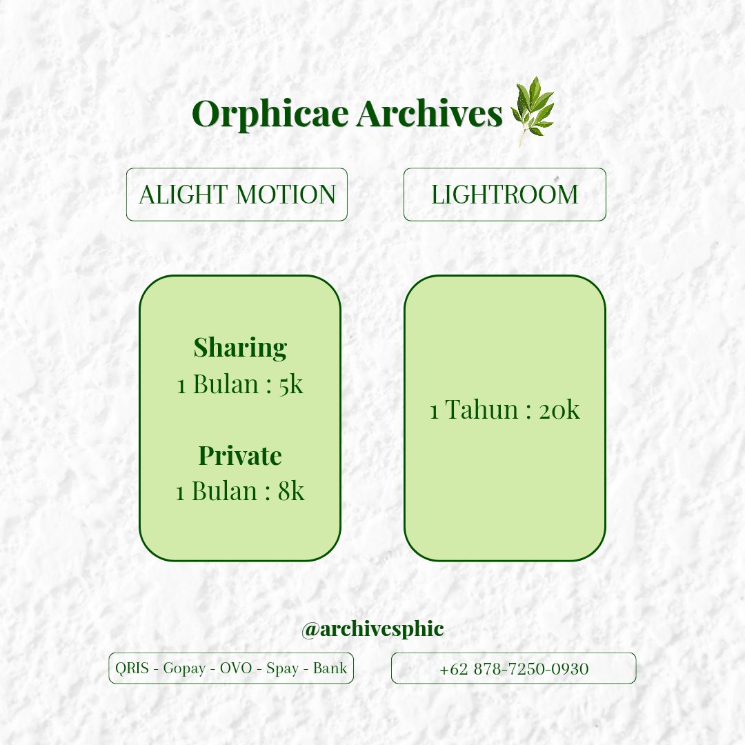 Orphicae Archives 🌷🪷 fsr on wa! tweet media