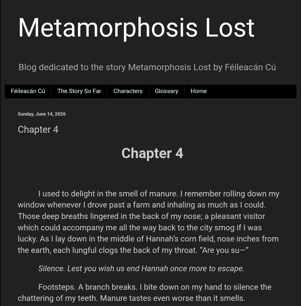 defkuzu's tweet photo. Chapter 4-6 of Cuuchan's Metamorphosis Lost story is now up on his blog! 🦋🐕

You can read them in your own time on his blog here:
 https://t.co/ySN6xGuZUx
Or you can enjoy the readthrough and listen to them like audiobook here: 
https://t.co/76SQngAzkx https://t.co/CRk1XniAHv