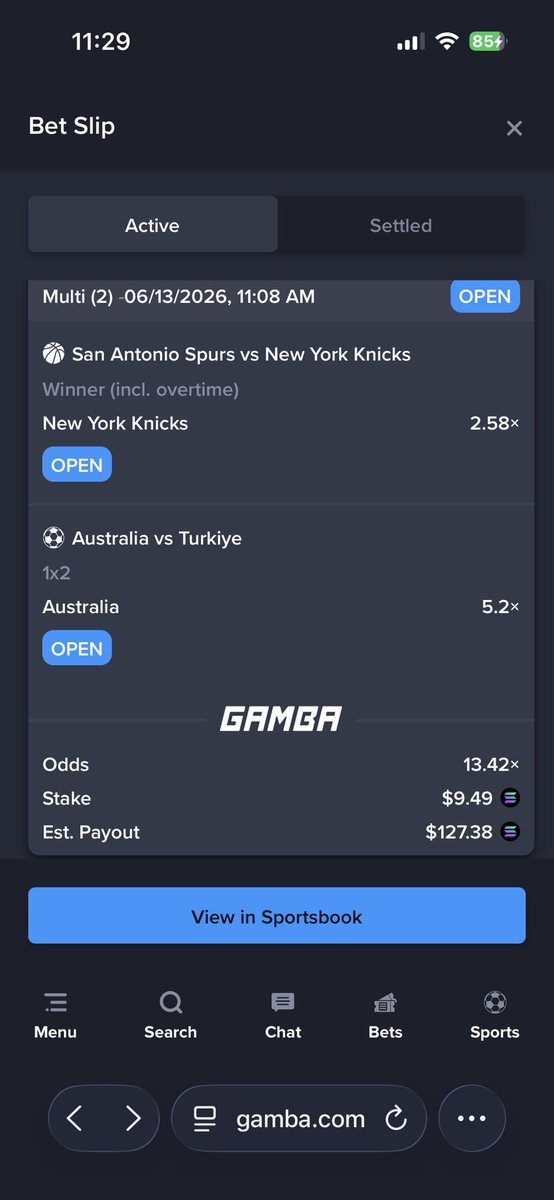 GEEZRonKICK's tweet photo. @gamba @DerivDegen334 Turned my $40 weekly into $330 
@McGeezr on Gamba! https://t.co/K7t1CqgrsR