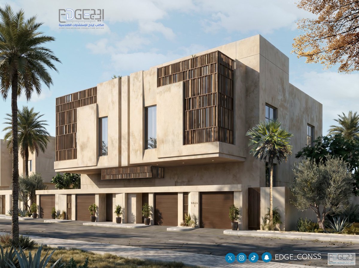 Edge_conss's tweet photo. بين رُقيّ التكوين ،ودقّة التمكين، تتجلّى واجهة تنسُج الجَمال بإتقان وتُبرز التفاصيل بأحسَن بيان 

أدوار سكنية من أعمال #ايدج على أرض بمساحة 550 متر مربع في #حي_السويدي_الغربي 

#تصميم 
#مشاريع_سكنية 
#عقارات 
#تصميم_واجهات https://t.co/cwUUrQFR7s