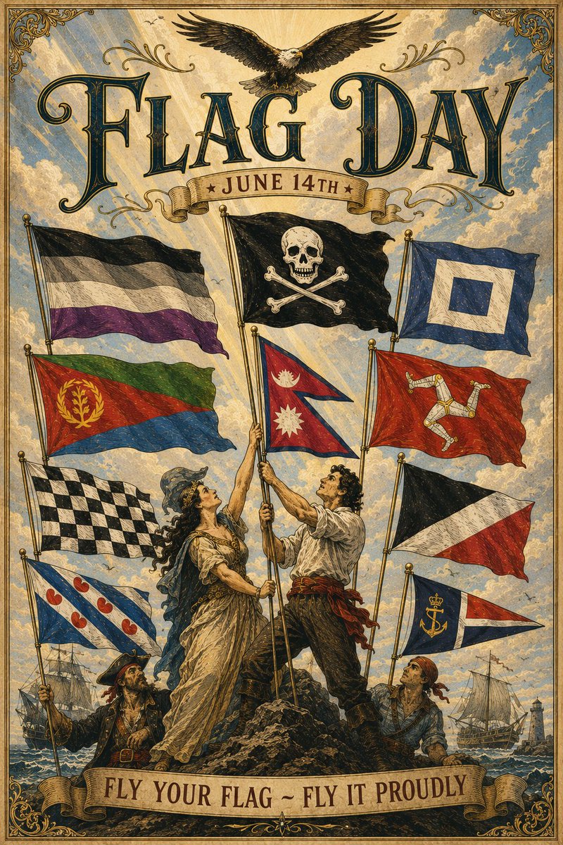 SamScroll's tweet photo. #FlagDay https://t.co/yDli5R13L4