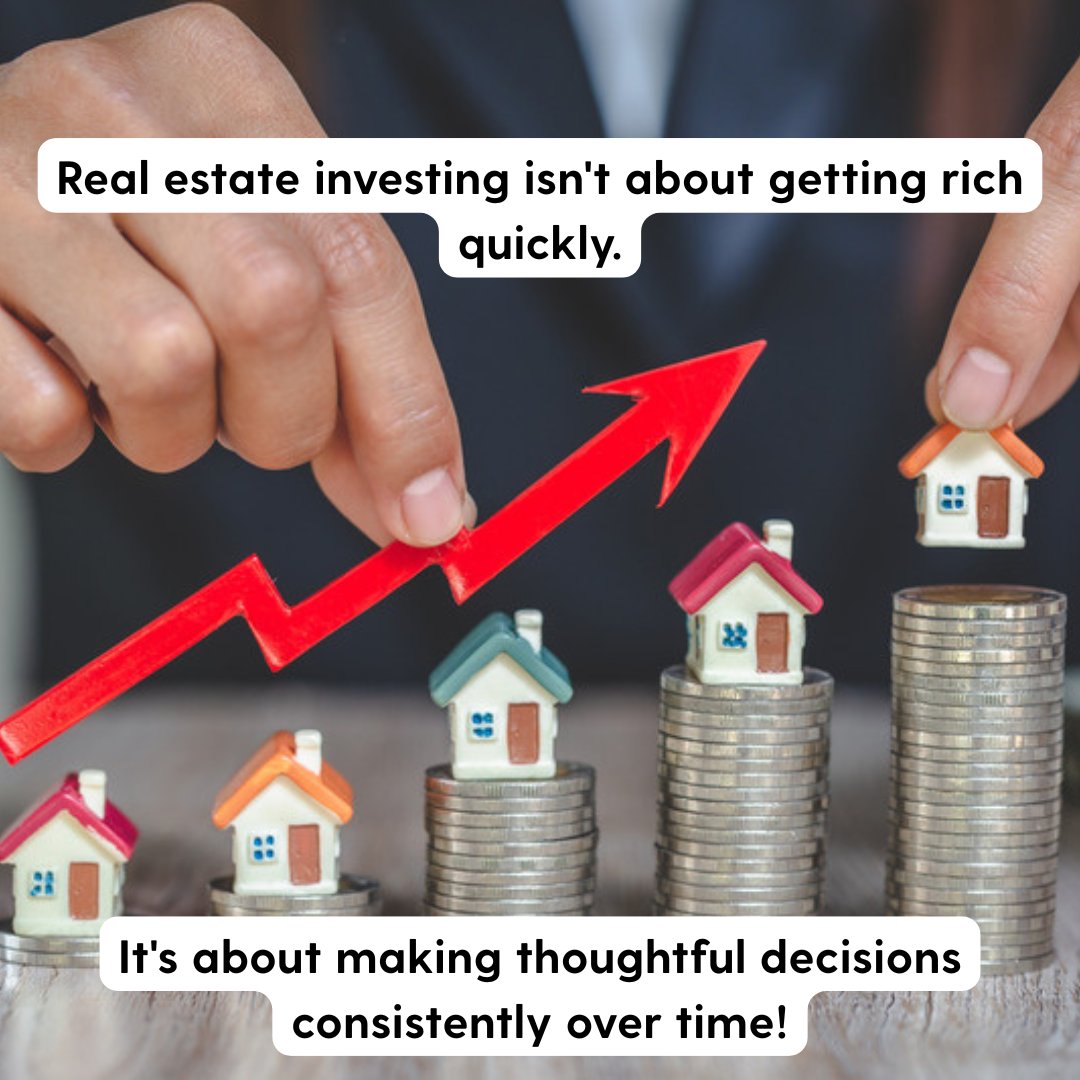 MikeBjork's tweet photo. Real estate investing isn't about instant wealth—it's about making smart, consistent decisions that build your future one step at a time. Ready to take the next step toward your investment goals? https://t.co/EogSpJ4BqO