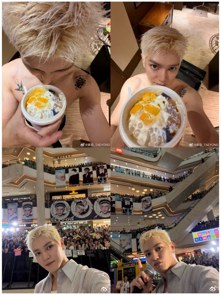 monsieurTY_'s tweet photo. Taeyong Weibo update! 

I had a wonderful time in Shanghai and Chongqing! It's been so long since I've seen you all, seeing your faces really made me happy.

I'm already missing you all, and I hope we can meet again soon. While I'm away, will you continue to support the "WYLD" album?

We'll see each other again soon, it's a promise!