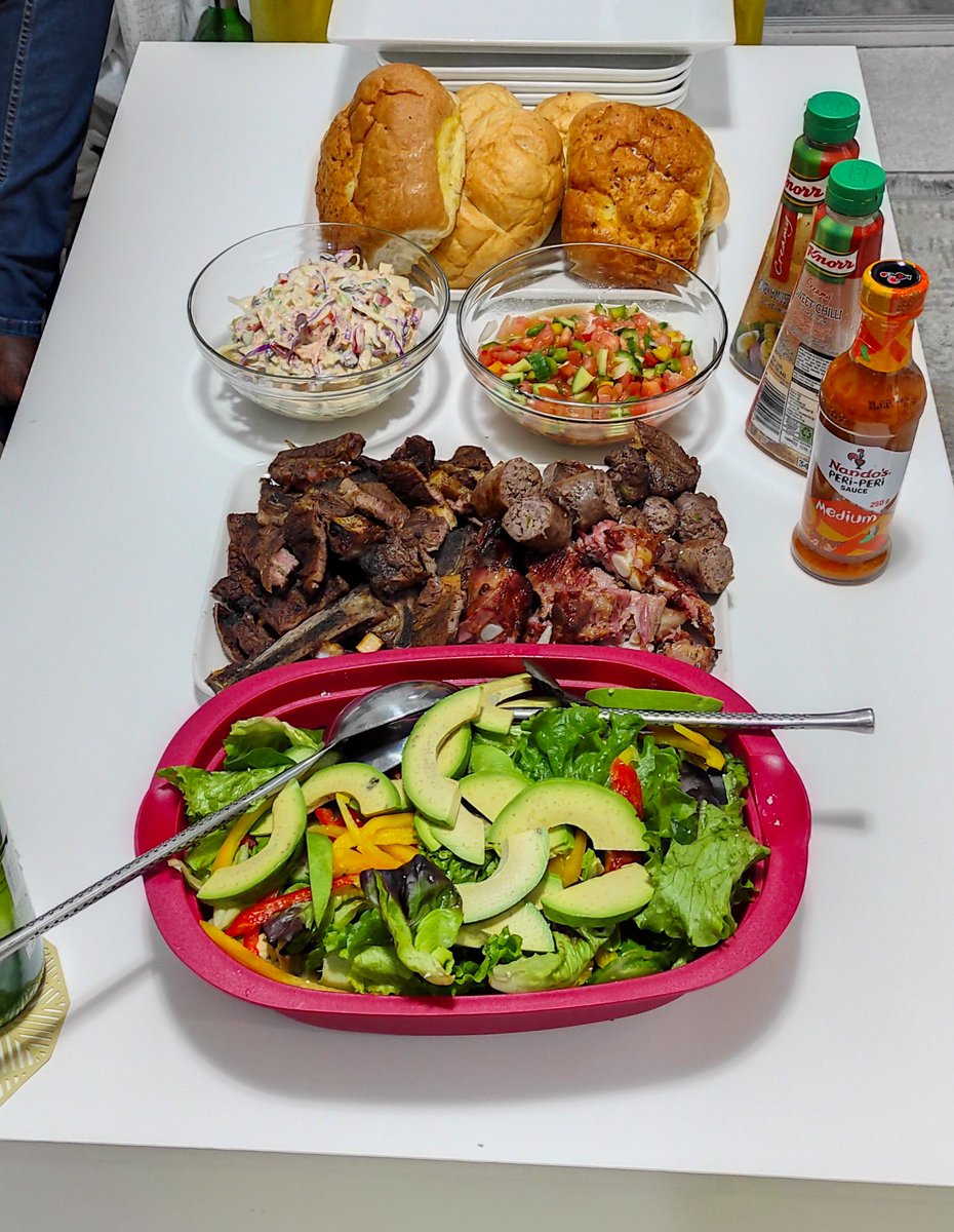 Perzarhos's tweet photo. Nothing beats a lekker Sunday with good food, good people, and a full table. 🇿🇦❤️

Don't forget to get your copy of The Food Plug Recipe eBook by Perzarho. It's packed with delicious recipes that will help you create meals just like these and more! 👨🏽‍🍳📖✨

To support, simply click the 👇 link:
https://t.co/Vj9btr3Ohw or send me a DM and I'll sort you out. 🙏🏾

Happy Sunday, fam. May your plates be full and your hearts even fuller! ❤️🍽️

#TheFoodPlug #MzansiFood #HomeCooking #SundayVibes