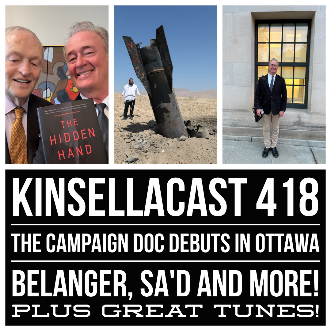 kinsellawarren's tweet photo. KINSELLACAST 418: The Campaign doc debuts in Ottawa! Plus Belanger, Sa'd, Lilley and Labrador, Starcrawler, Mr. Dinkles and Ho99o9 https://t.co/uK3iMvHPwi https://t.co/8x1SRTPXFt