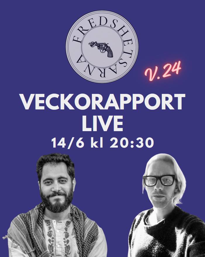 fredshetsarna's tweet photo. Ikväll kör vi Live och spanar ut över världen. Varmt välkommen att delta i chat med frågor, kommentarer, tillägg och vitsar.
https://t.co/RnAwkzqRgk https://t.co/iD0p4xWdUj