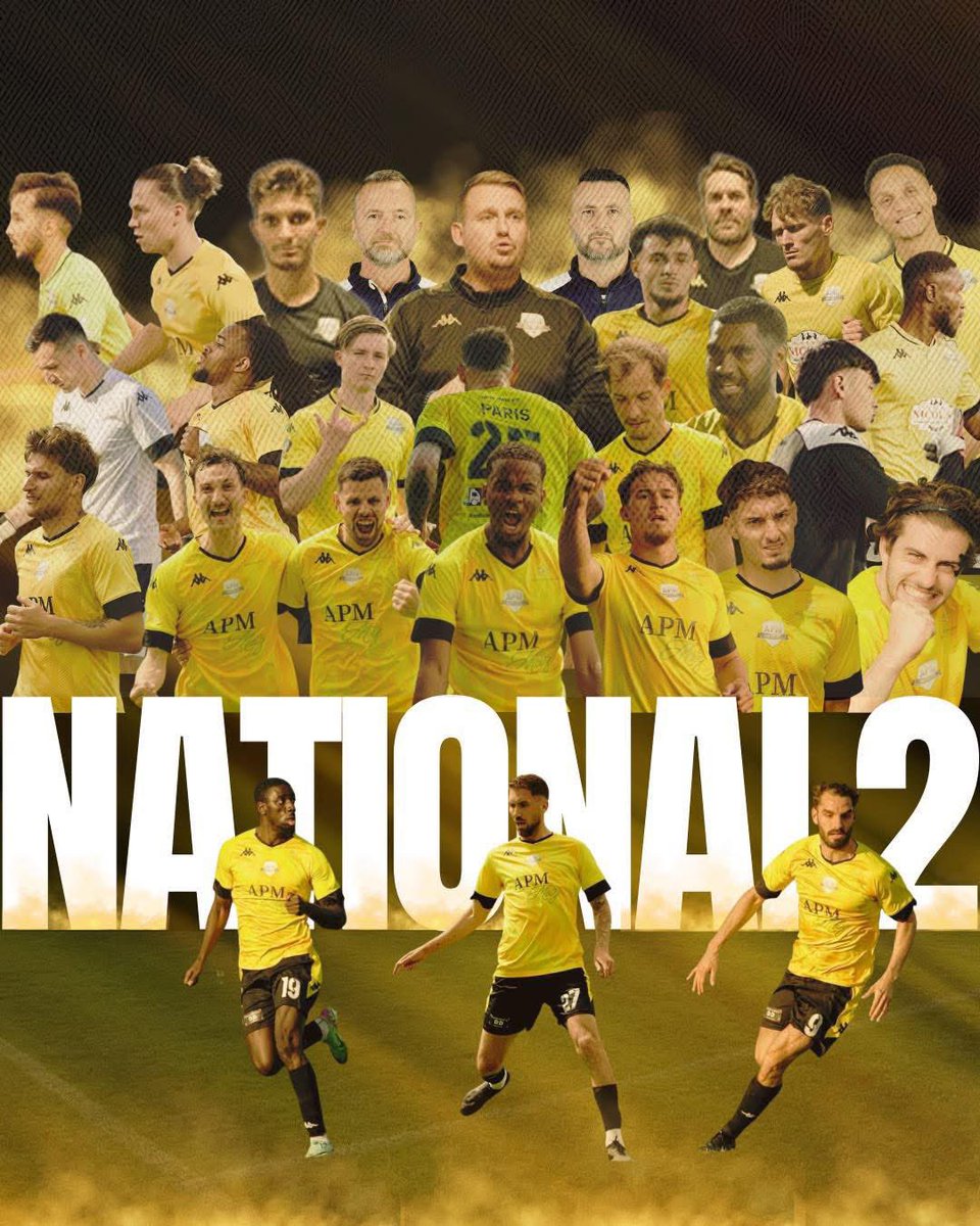 FCMetz's tweet photo. L’APM Metz promu en National 2 🤩

Félicitations à notre voisin messin 👏 https://t.co/ecP3FHshK1
