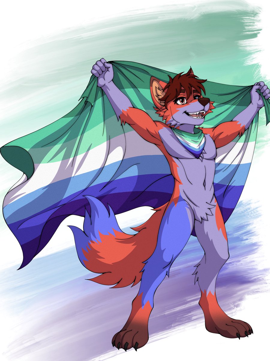 wolfebutt35's tweet photo. Pride fullbody ft @Nonotouch23 https://t.co/mKJjb4RTt8