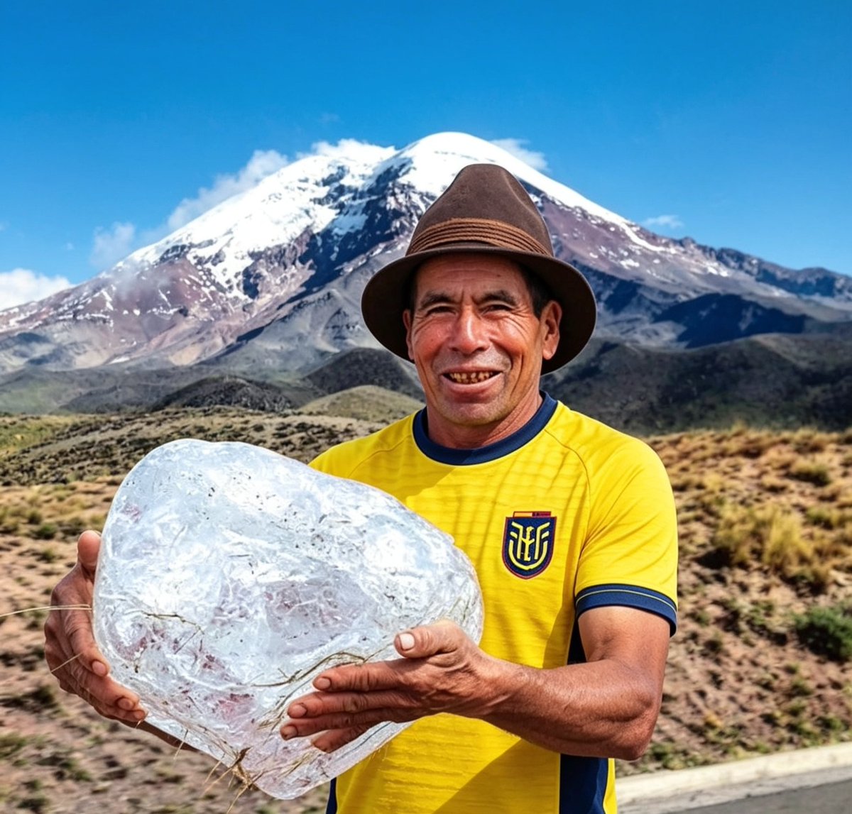 Riobamb's tweet photo. 🇪🇨 Desde Chimborazo, la provincia más cercana al cielo, alentamos a La Tri con orgullo y corazón.

¡Hoy juega Ecuador, hoy jugamos todos! 💛💙❤️⚽
#LaTri #Ecuador #mundial2016 https://t.co/lrDORG14LY