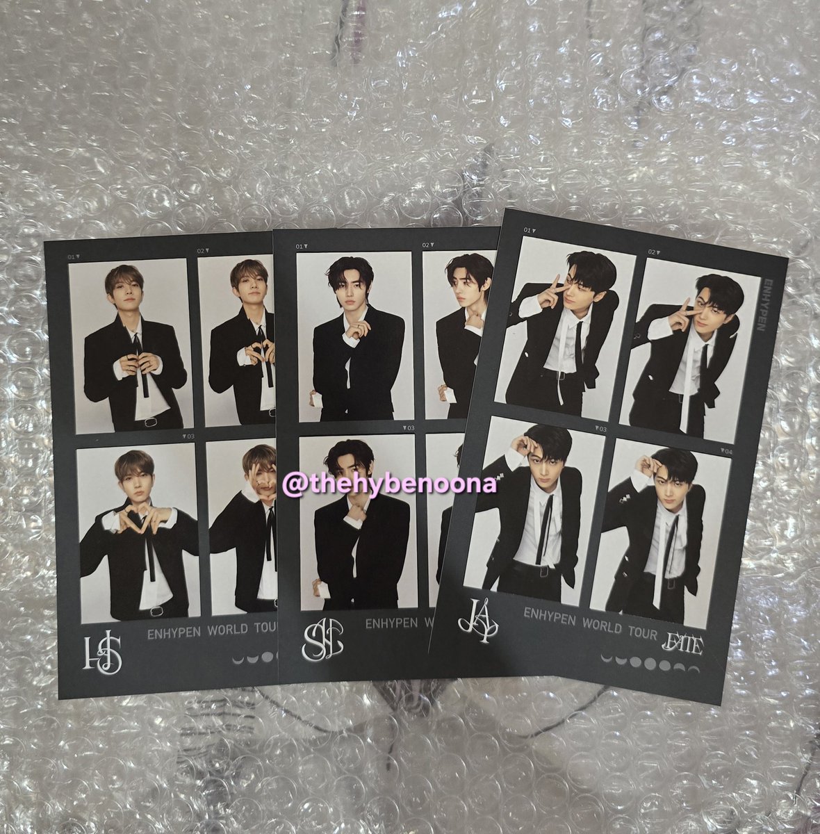 kawaheee's tweet photo. ꒰#onhand_yn ♡ wts lfb ph꒱

୨୧ DECLUTTERING SALE
♡ Enhypen World Fourcuts — ₱60/ea
—  payo 
— dm @thehybenoona 

• mop • gcash • maya • maribank 
• mod •  j&amp;t • lbc
• x rush shipping • x sensitive https://t.co/XTeZi8ZK4u