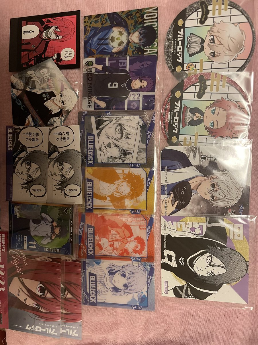 nachan09rin's tweet photo. 【交換・買取】
ブルーロック グッズ交換
譲▶画像1〜4枚目
求▶糸師凛
(缶バッジ、アクスタ、ぱしゃこれ、クリアカード等なんでも検討)
異種交換◎
過去グッズ◎
買取（PayPay）も検討しております。
郵送または都内手渡し可能です。
お気軽にお声掛けください
#ブルーロック交換
#ブルーロック譲 https://t.co/AQ5t4OARXV