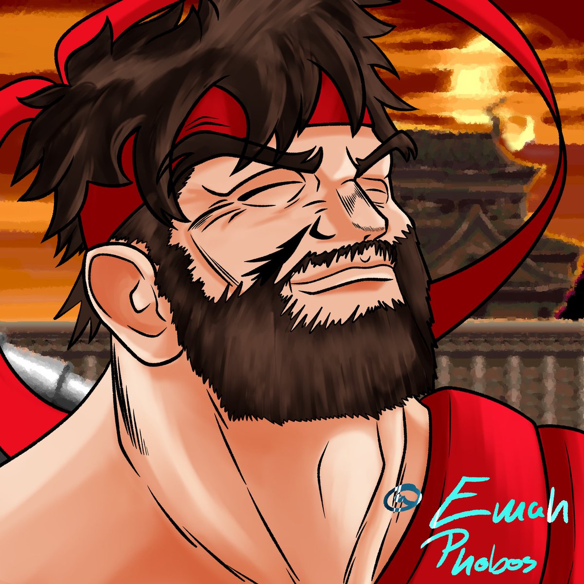 EmahPhobos's tweet photo. Excuse me, sir!

#Streetfighter６ #art #ArtistOnX https://t.co/Vsf6K31mMv