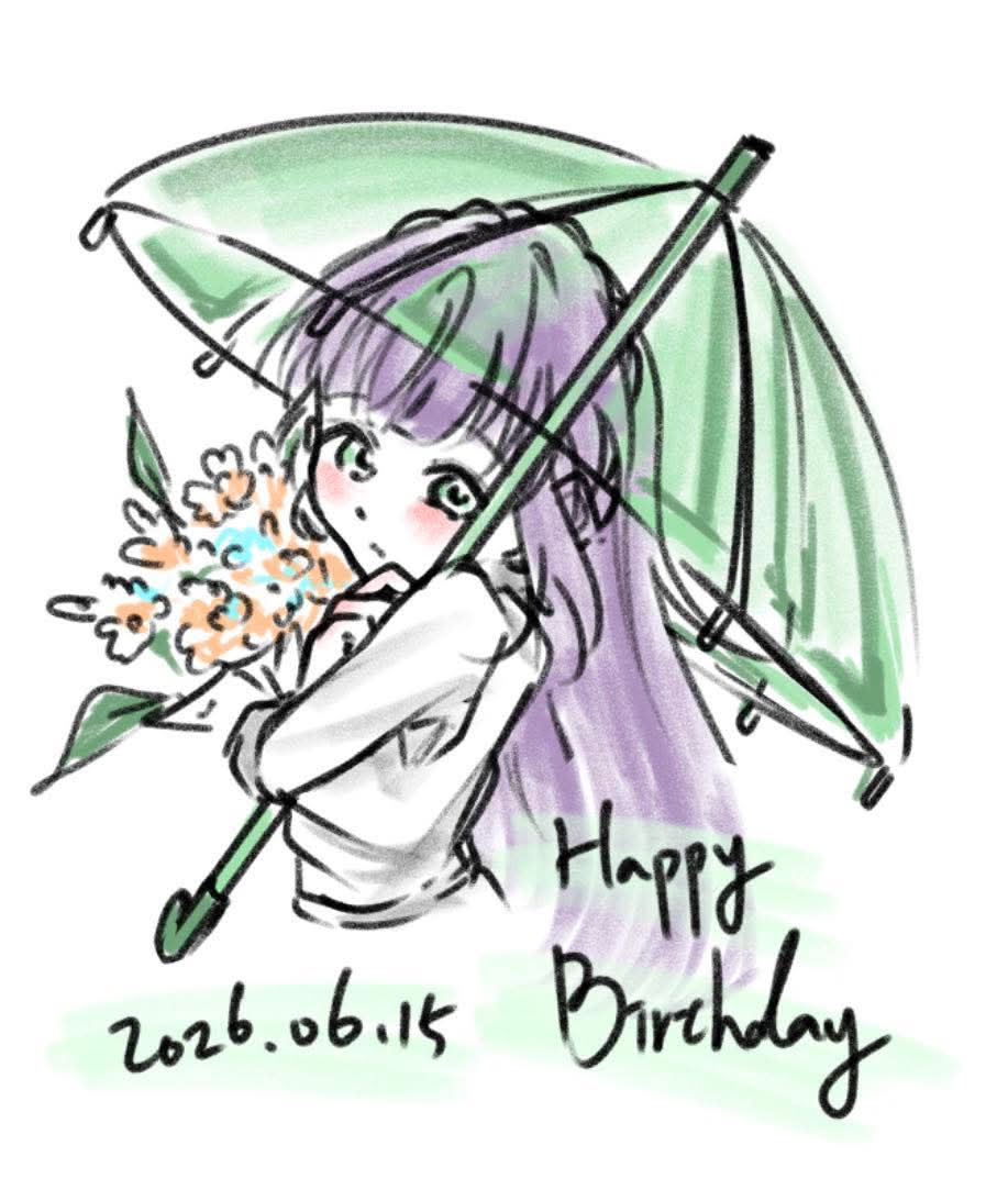 1515kmbk's tweet photo. 二十歳おめでとうございます😊
#乙宗梢生誕祭2026 https://t.co/I6PAtJiUEy