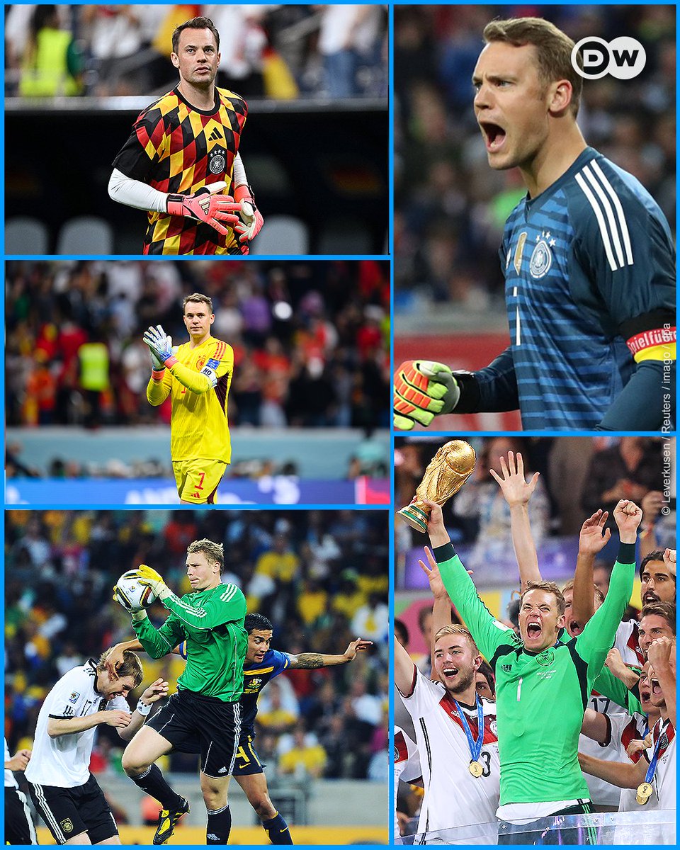 dw_sports's tweet photo. 2010. 2014. 2018. 2022. 2026.   

Manuel Neuer starts for Germany vs. Curaçao and features in his 𝐅𝐈𝐅𝐓𝐇 World Cup 🏆

He becomes Germany's oldest ever appearance maker at a major tournament at 40 years and 79 days, surpassing Lothar Matthäus 🇩🇪 (@OptaJoe) 

L-E-G-E-N-D https://t.co/6rVQCnkra7