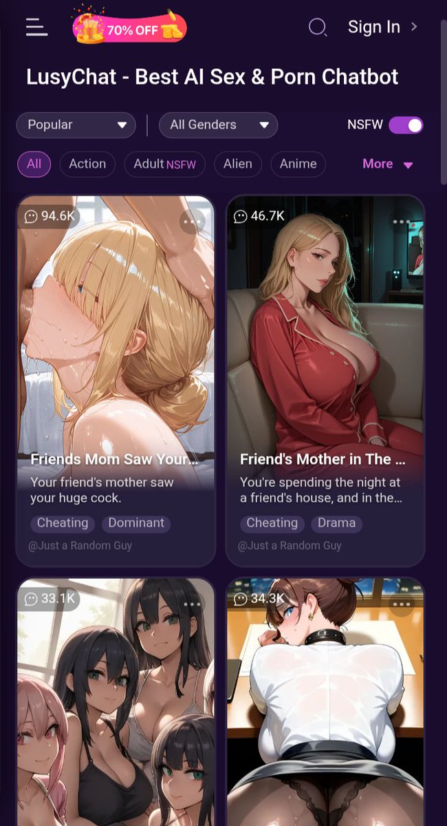 hentsapreciator's tweet photo. FIND THE WAIFU OF YOUR DREAMS HERE(@LusychatAI)👉https://t.co/LUOnygD2nZ 

#NSFW #Promotion https://t.co/cXin5HB7YM