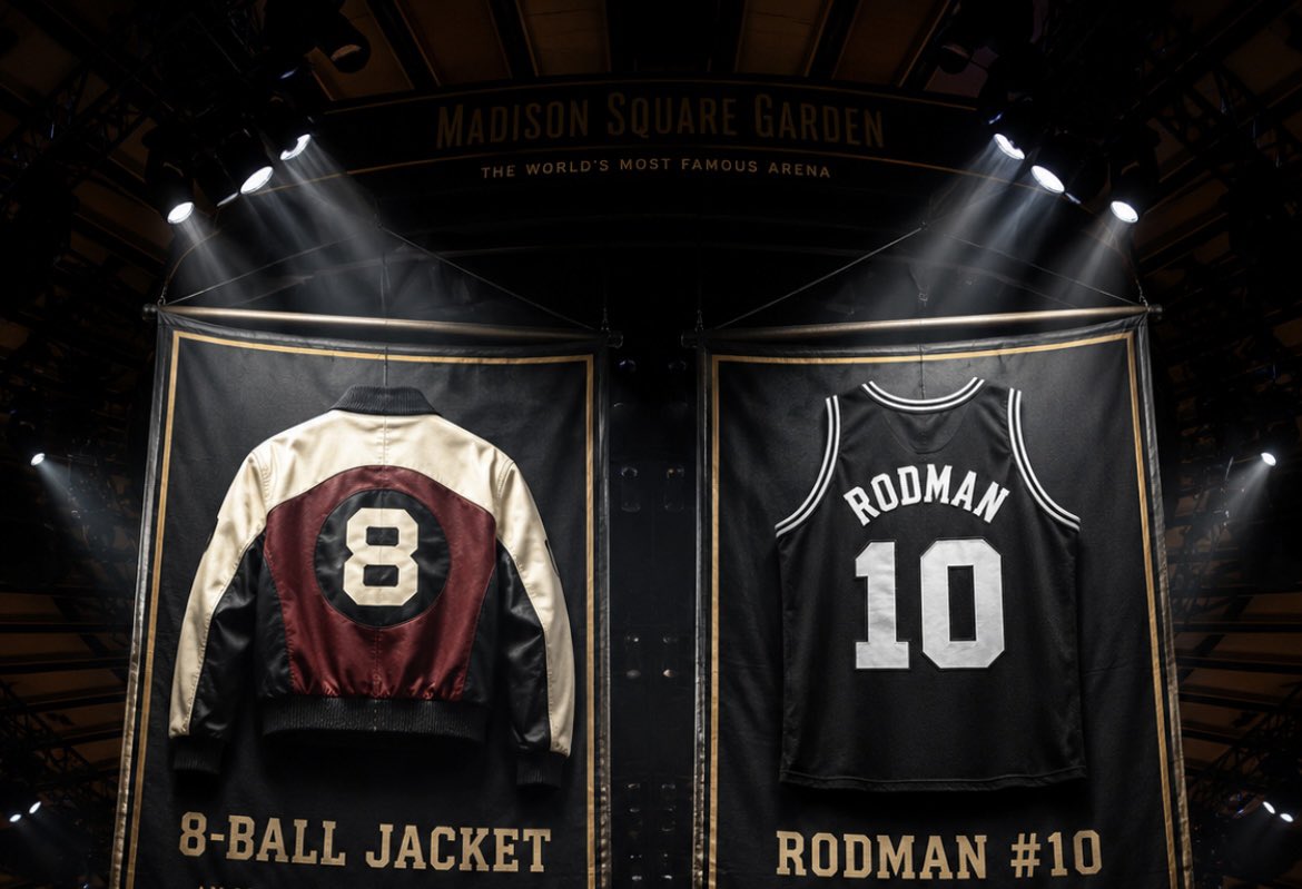 double0j_'s tweet photo. Rodman 10 gotta be up there with the 8 ball jacket after that https://t.co/vdgZ5pMCcu