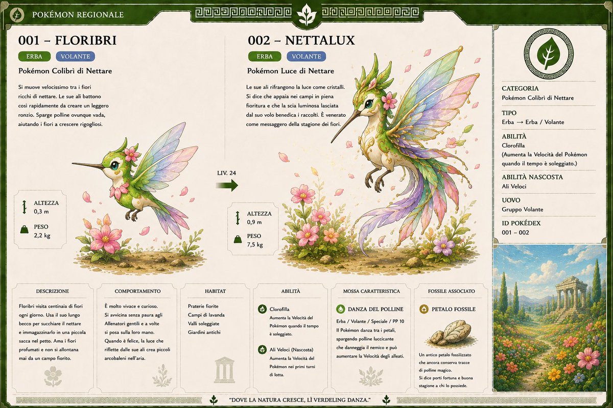 Fakemon_IA's tweet photo. #41 Floribrì - Grass/Flying
#42 Nettalux - Grass/Flying https://t.co/UcIfcPjbjP