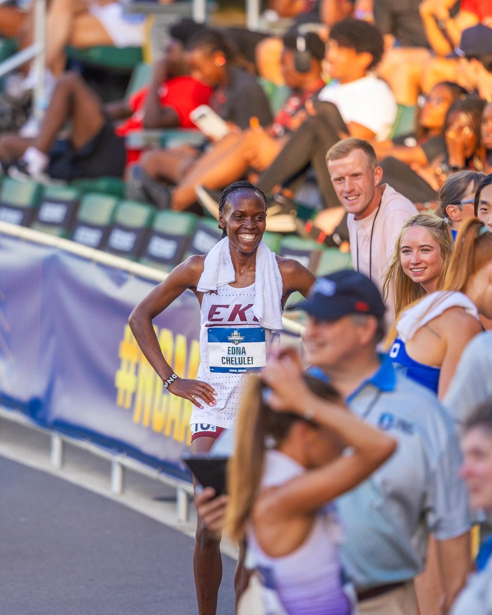 EKU_XCTF's tweet photo. ✅ NCAA Indoor 5,000m First Team All-American
✅ NCAA Outdoor 5,000m First Team All-American

What a year for Edna! ⭐️

#GoBigE https://t.co/2IbuaJkfFd