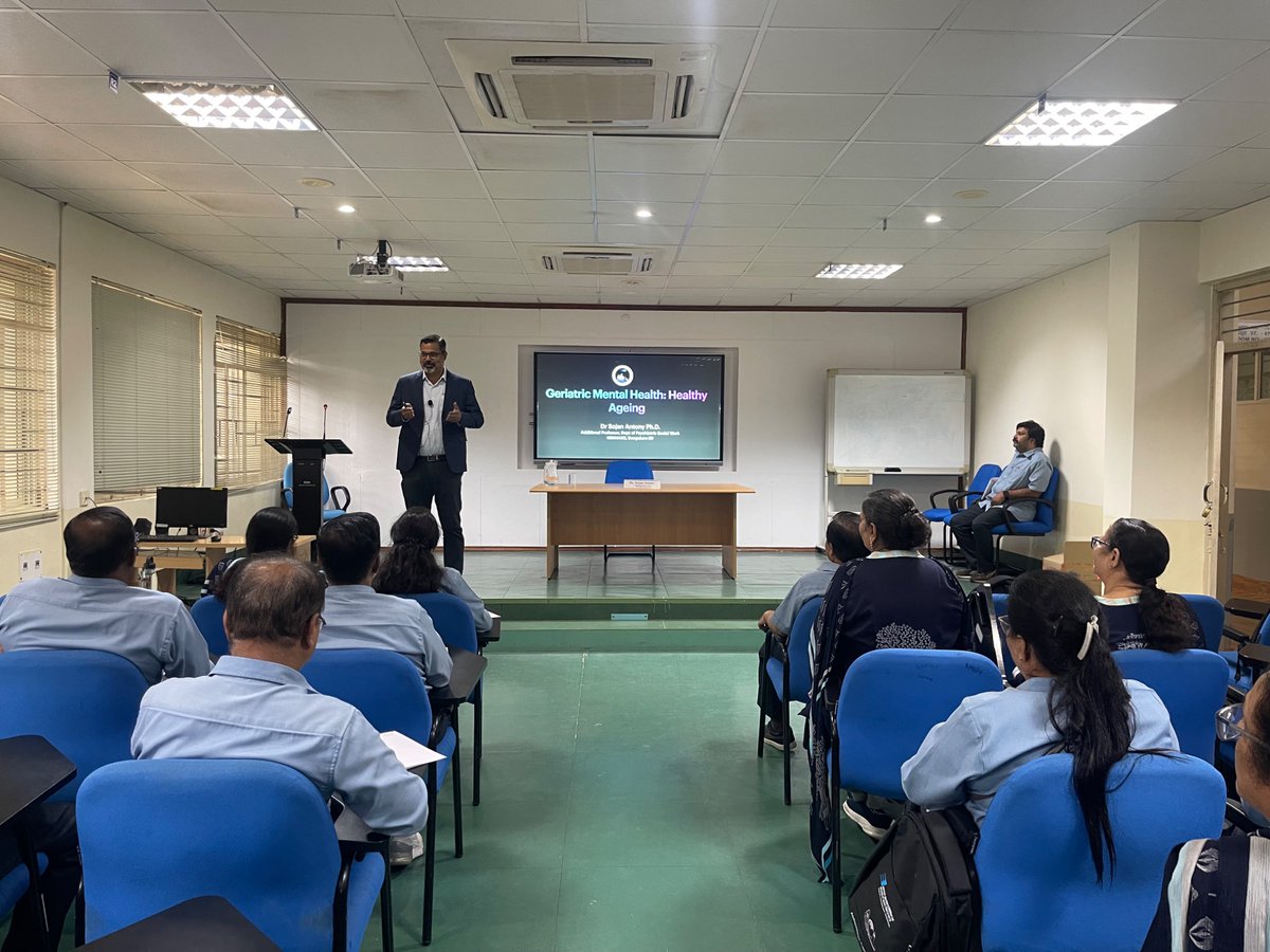 sojan47's tweet photo. Pre-retirement Program on Mental Health Promotion at BEL Bengaluru https://t.co/b1mAZeRRMe