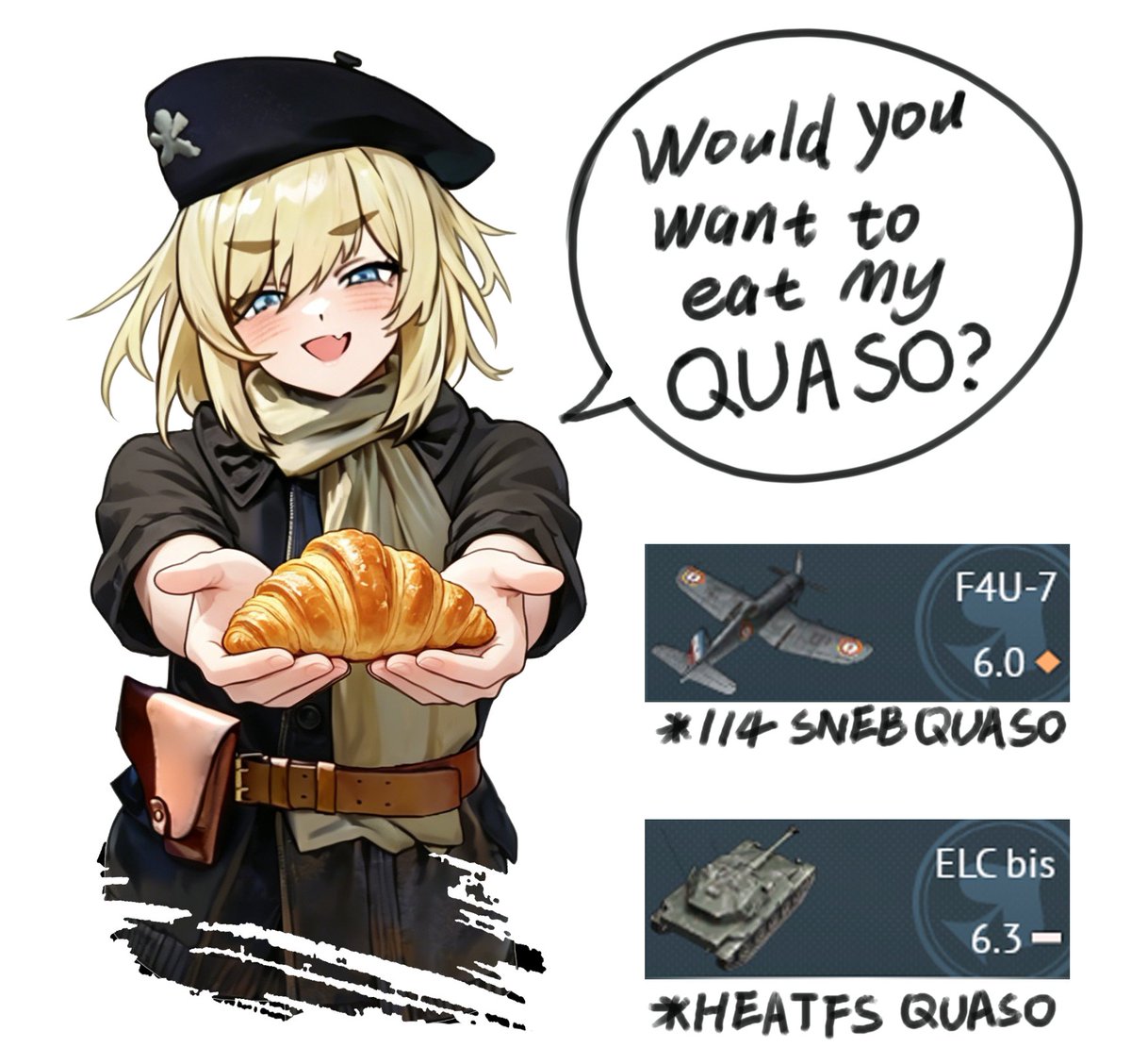 ZENGE506's tweet photo. 🇫🇷Would you want to eat my 🥐?
#WarThunder https://t.co/p2mJjB8beu