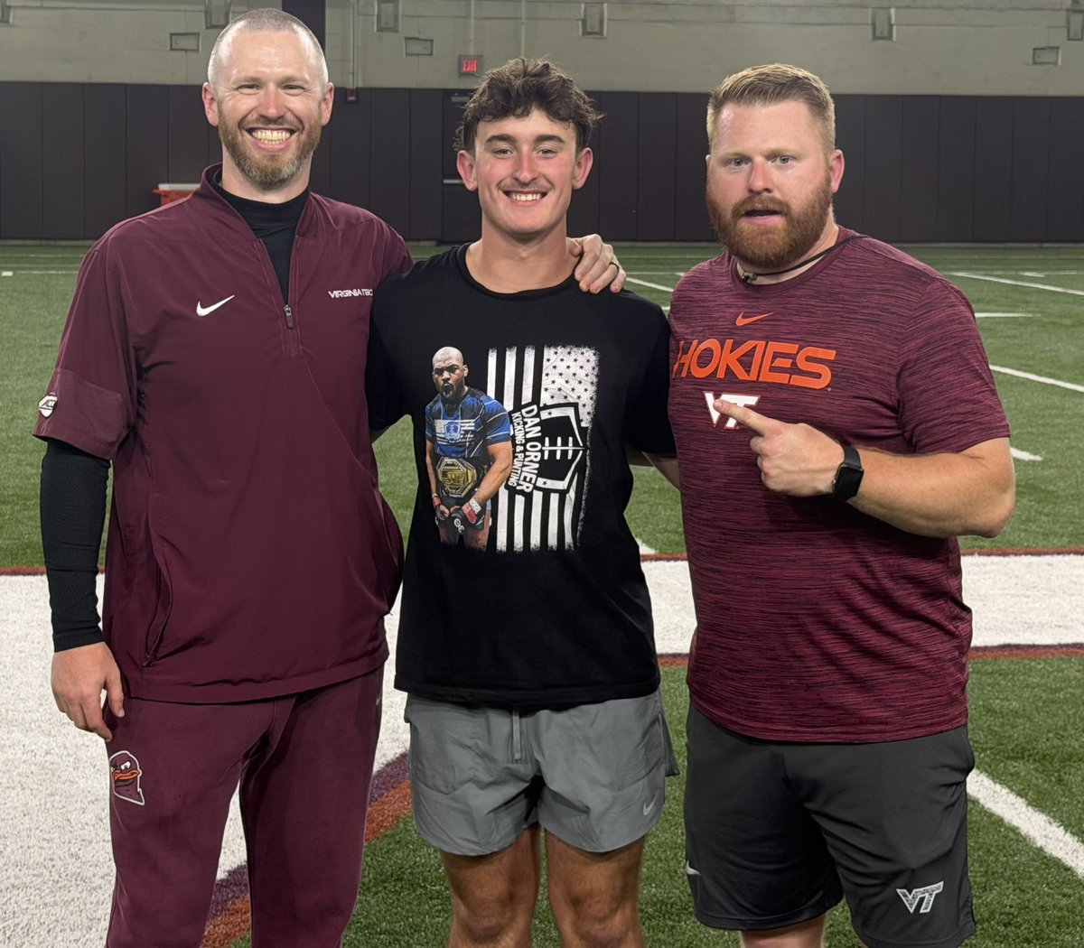 Carson_Dunn33's tweet photo. Had a phenomenal time @HokiesFB 100% on FG charting 51 and in, with live snaps/holds. Thank you @CoachDShearer @CoachWood88 @1coachshep can’t wait to be back this fall https://t.co/xJXxIk7fxx