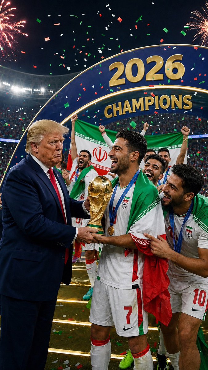alSamhan's tweet photo. Trump vs. Iran

World Cup 2026 https://t.co/CL2LppzGaF