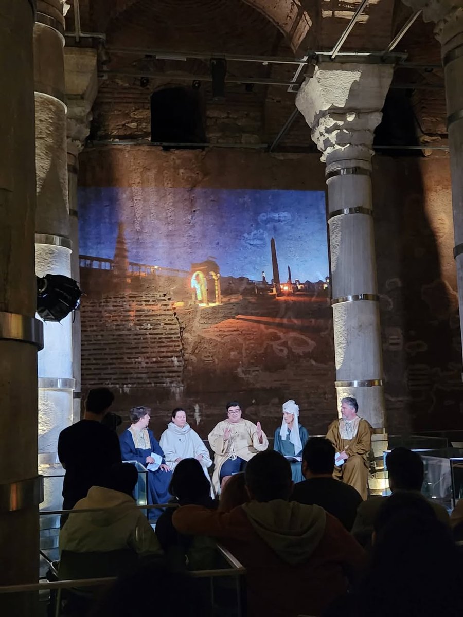 Chaosium_Inc's tweet photo. Fortunately great evil was thwarted in the Theodosian Cistern last night—the great city of Constantinople was saved! Our surviving characters, perhaps scarred in the mind more than in the flesh*, stand outside the Cistern, gazing into the mist, which seems to beckon to them... https://t.co/gi0rBck6QY