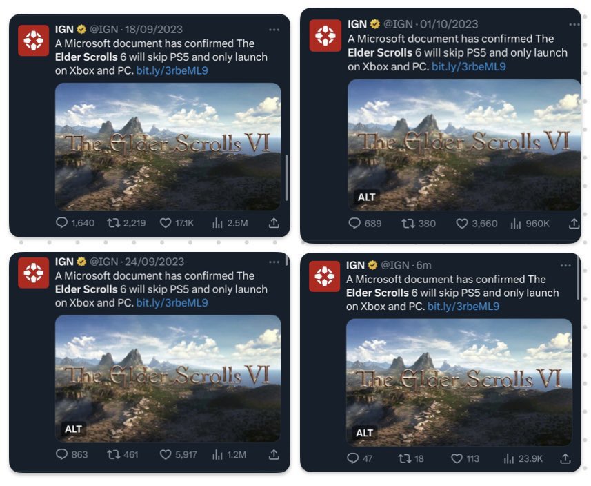 ZakkenKloot's tweet photo. Why is The Elder Scrolls VI being XBOX Exclusive such a surprise?

IGN tried to tell us multiple times 🤣 https://t.co/hmlb9HOlkD