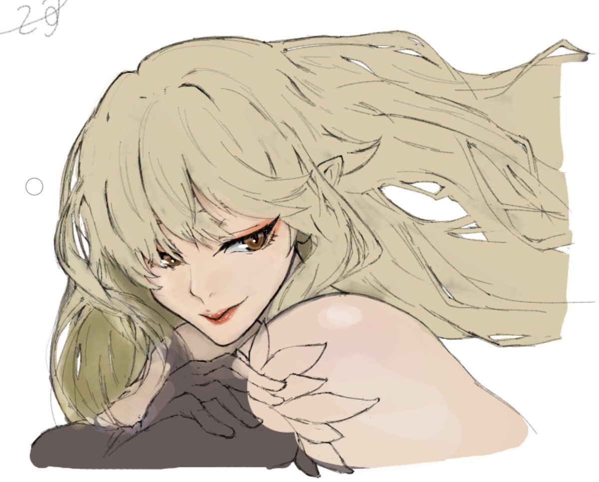 Zelolilly's tweet photo. 今日はここまで https://t.co/eu18JOODTr