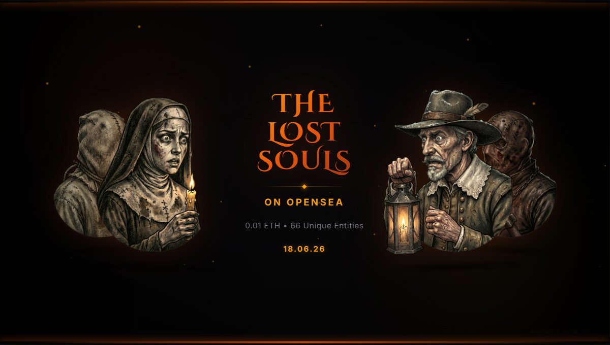 dollarboy_x's tweet photo. 💫The Lost Souls on OpenSea

Fifth Ship... Many sought Ambrosia for their destiny. But some souls were left to wander the darkness forever.

🗓️18.06.26🔸0.01 ETH🔸66 supply 1/1

Each Soul will bring a @dscnft airdrop💀

✅GTD: EVM wallets connected to the: https://t.co/rk7nV6P1yB https://t.co/sE2RGkysO4